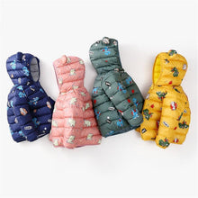 Load image into Gallery viewer, Baby Girls Winter Jackets For Children Spring Autumn Outerwear Hooded Infant Coats In Modern  Design For Girls and Boys
