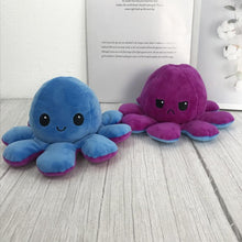 将图片加载到图库查看器，Reversible Flip Octopus Plush Stuffed Toy Soft Animal Home Accessories Cute Animal Doll Children Gifts Baby Plush Toy For Kids

