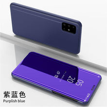 Load image into Gallery viewer, Smart Flip Phone Case For iPhone X XR XS 5 5S SE 7 8 6 6S Plus 11 12 13 Mini Pro Max 2020 Mirror Window Standing Holder Cover  Mirror Screen Smart Plating Case 360 Full Body Ultra Thin Intelligent Protective Case
