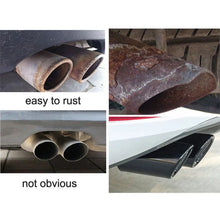 Load image into Gallery viewer, DSYCAR 1pair Chrome Plating Stainless Steel Car Exhaust Muffler Tip Pipes Covers ,universal car accessories
