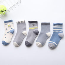 Load image into Gallery viewer, 5 Pairs Infant Cotton Mesh Cute Newborn Casual Socks For Boys Girls Durable Comfortable Sock
