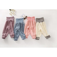 将图片加载到图库查看器，Modern New Newborn Pants For Four Seasons With High Waist Pants Baby 100% Cotton Soft Girl Pants And Baby Boy Trousers Pants 0-24M For Kids
