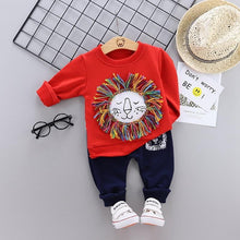 Load image into Gallery viewer, Modern Elegant Luxury Baby Boys Costume Star Camouflage Tracksuit Tops Pants 2PCS

