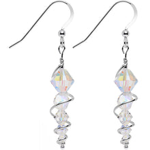 Load image into Gallery viewer, 925 Sterling Icicle Drop Earrings Created with Crystals
