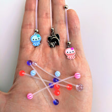 Load image into Gallery viewer, Mommy and Baby Elephant Pregnancy Belly Ring
