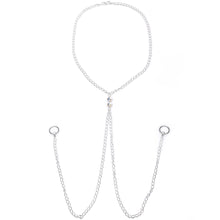 Load image into Gallery viewer, Brilliant BCR Necklace to Nipple Chain Created with Crystals
