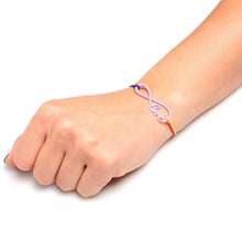 将图片加载到图库查看器，Handcrafted Multi Color Infinity Arrow Love Stretchy Bracelet 4 Pack Set
