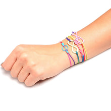 将图片加载到图库查看器，Handcrafted Multi Color Infinity Arrow Love Stretchy Bracelet 4 Pack Set
