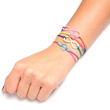将图片加载到图库查看器，Handcrafted Multi Color Infinity Arrow Love Stretchy Bracelet 4 Pack Set
