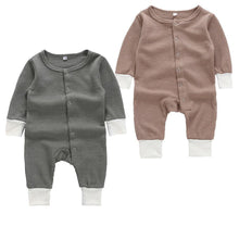Load image into Gallery viewer, Baby Romper Jumpsuits Autumn Winter Warm Long Sleeve Rompers Clothes In Retro Classic Style
