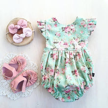 将图片加载到图库查看器，Girl Jumpsuits Girl Romper Infant Jumpsuits Sun suit Summer Clothes Outfits 0-18M For Girls In Floral Design
