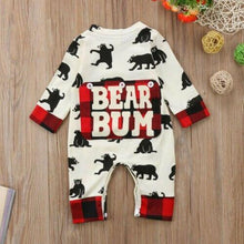 Load image into Gallery viewer, Newborn Baby Boy Girl Clothes Bear Long Sleeve letter print Jumpsuit Romper Playsuit Outfits For Boys
