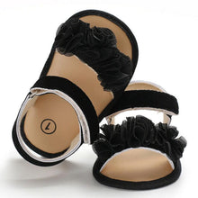 将图片加载到图库查看器，Princess Cute Baby Girls Newborn Infant Floral Sandals Soft Crib Walkers Breathable Shoes Best Baby Gift
