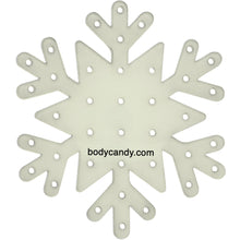 Load image into Gallery viewer, Glow in the Dark Snowflake Travel Flat Back Earring Palette
