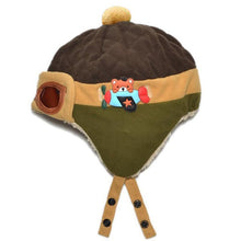 Load image into Gallery viewer, Modern Pilot Winter Warm Baby Hats Infant Toddlers Boys Girls Pilot Caps Ear flap Hat For Boys
