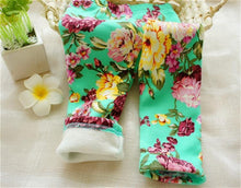 将图片加载到图库查看器，New Luxury Autmn Print Design For 0-2 Years Kids Winter Baby Girls Leggings Floral Print Casual Thick Pants for Kids clothing Cotton Warm Children's Trousers
