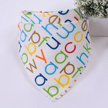 将图片加载到图库查看器，Cute Breathable Bibs Baby Feeding Cartoon Printing Super Absorbent Triangle Scarf Bib Cotton For Newborn Infant Girls And Boys
