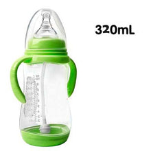 将图片加载到图库查看器，Baby Safe Plastic BPA Free Anti-colic Baby Milk Water Juice Bottle with Straw for Infant Feeding For Kids
