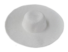 Load image into Gallery viewer, LNPBD hot 2017 Women's white hat summer black oversized sunbonnet beach cap women's strawhat sun hat summer hat

