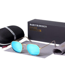 Load image into Gallery viewer, New  Luxury and Elegant Reflective Universla Sunglasses for Men and  Women Stainless Steel Frame Eyewear Mirror Hexagon Glasses With UV400 Protection
