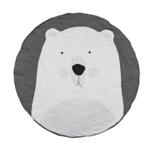 Load image into Gallery viewer, Play Mat Cartoon Animal Baby Mats Newborn Infant Crawling Cotton Round Floor Carpet Rugs Mat for Kids Room Nursery Decor
