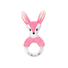 将图片加载到图库查看器，Modern Luxury Baby Rattle Toys Rabbit Plush Baby Cartoon Bed Toys for Newborn Educational Toy Rabbit Bear Hand Bells For Kids and Baby

