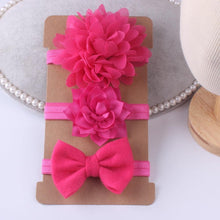 将图片加载到图库查看器，Bow Set Baby Girl Bows Hair Accessories Chiffon Flower Headband Bow knot Party Princess Dress Decoration For Girls Baby and Kids
