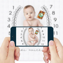 Load image into Gallery viewer, Cartoon Pattern  Baby Photo Props Background Blankets Play Mats Backdrop Cloth Calendar Photo Accessories Blanket For Baby
