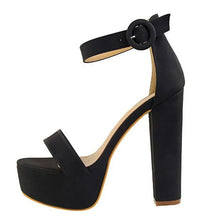 Load image into Gallery viewer, Brand Elegant sandals Women High Heels Pumps Super high heel 13cm Women's Banquet sandals waterproof platform toe sandals
