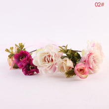 Load image into Gallery viewer, Luxury Modern Newborn Headband Flower Crown Mother Kids Matching Hair Band Accessories Flower Headband For Mother and Daughter
