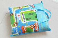 Load image into Gallery viewer, Town City Traffic Baby Crawling Mat Foam Climbing Pad Green Road Children's Play Mat Carpet For Kids and Boys Rooms

