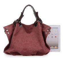 Load image into Gallery viewer, 2021 New Arrival Women's Bag Fashion Casual Canvas Bag Large Capacity Handbag Shoulder Messenger Bag Many Colors BD866
