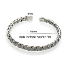 Load image into Gallery viewer, New Arrival Fashion Cuff Bangles Jewelry Women's Stainless Steel Weave Simple Style Gold Colour Bracelets For Women Jewelry
