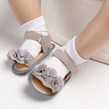将图片加载到图库查看器，Princess Cute Baby Girls Newborn Infant Floral Sandals Soft Crib Walkers Breathable Shoes Best Baby Gift
