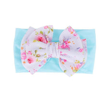 将图片加载到图库查看器，Modern Fashion Floral Headband Newborn Baby Elastic Hairbands Pearl Fresh Style Bow Knot For Girls
