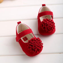 将图片加载到图库查看器，Candy Colors Newborn Baby Prewalker Princess Girl Crib Big Flower Soft Bottom Anti-slip Shoes Footwear  Shoes
