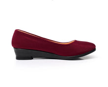 Load image into Gallery viewer, Women Ballet Shoes Women Wedges Shoes for Work Cloth Sweet Loafers Slip On Women's Pregnant Wedges  Shoes Oversize Boat Shoes
