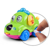 将图片加载到图库查看器，Baby Toys Cartoon Animal Dog Wind Up Toys Running Car Clockwork Educational Toys Infant Baby Mobile Rattle Toy For Kids
