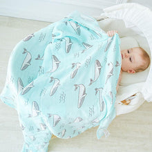 Load image into Gallery viewer, Newborn Swaddle Baby Multi-use  Bamboo Cotton Blanket Infant  Newborn Baby Wrap Blanket For Girls And Boys
