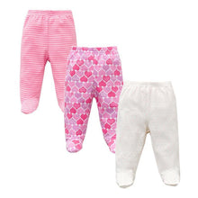 Load image into Gallery viewer, 3PCS Baby Pants 100% Cotton Baby Girls and  Boys Clothes Unisex Casual Bottom PP Pants Newborn Baby Clothing For Children
