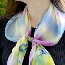将图片加载到图库查看器，Fashion Retro Hollow Owl Tube Scarf Buckle Brooches Crystal Scarf Brooch Cross Wedding Brooch Women's Gifts Wholesale Jewelry
