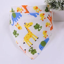 Load image into Gallery viewer, Baby Bibs Cute Cartoon Pattern bib  Burp Cloths Saliva Towel Cotton Infant Burp Cloths Bib For Kids
