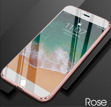 Load image into Gallery viewer, 10D Curved Edge Aluminum Alloy Tempered Glass for iPhone X XS MAX 11 12 Pro Max mini 6 6S 7 8 Plus Full Cover Screen Protector  Titanium Alloy Metal Edge Full Coverage Front Tempered Glass Screen Protector for iPhone
