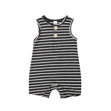 Load image into Gallery viewer, Summer Clothing Newborn Infant Baby Boy/Girl Striped Romper Sleeveless Outfit Jumpsuit Pajamas
