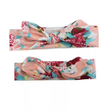 Load image into Gallery viewer, Mother &amp; Baby Headbands Print Floral Elastic Hair Bands Parent-Child Hair Accessories Bow For Baby Girls Bow in Modern Design
