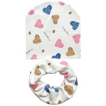 将图片加载到图库查看器，Modern Cartoon Cotton Baby Hat Winter Baby Girls Hat Newborn Boys Hats Kids Cap Scarf Set Children Beanies For Kids With Scarf
