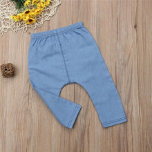 将图片加载到图库查看器，Cute Baby Pants Jeans Fashion Baby Boys Girls Pants Animal Print Long Trousers Bottoms Kids Trousers Children Pant
