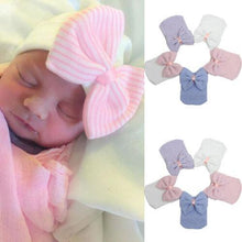 Load image into Gallery viewer, Newborn Toddler Kids Baby Boys Girls Turban Cotton Beanie Hat Winter Cap Fit For Baby Girls Kids
