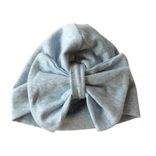 Load image into Gallery viewer, Baby Girl Hat Cotton Big Bow Cap For Baby Girls 2 Layer Butterfly Kids Caps Baby Beanie Winter Children's Hats
