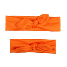 Load image into Gallery viewer, Mother &amp; Baby Hair Bands Kids Headband Parent-kid Rabbit Ear Knot Headwear Turbans Hair Accessories Set
